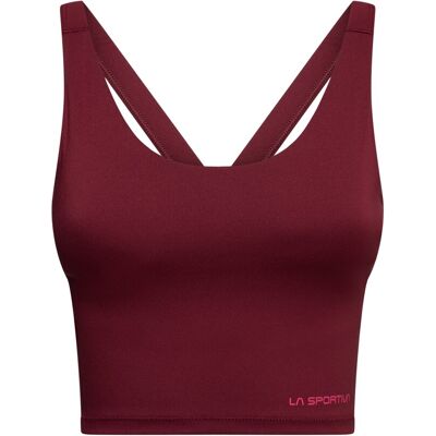 la sportiva Camiseta de mujer Cosmosis Bra Tank de . (S) Rojo cereza la sportiva Camiseta de mujer Cosmosis Bra Tank de . (S) Rojo cereza