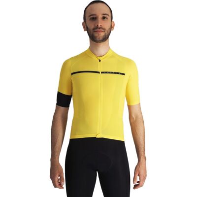 Tsunami Maillot ciclismo de hombre Stelvio . Amarillo Tsunami Maillot ciclismo de hombre Stelvio . Amarillo