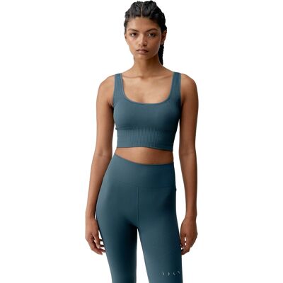 Born Top de mujer Yami Living Yoga. (S) Azul oscuro Born Top de mujer Yami Living Yoga. (S) Azul oscuro