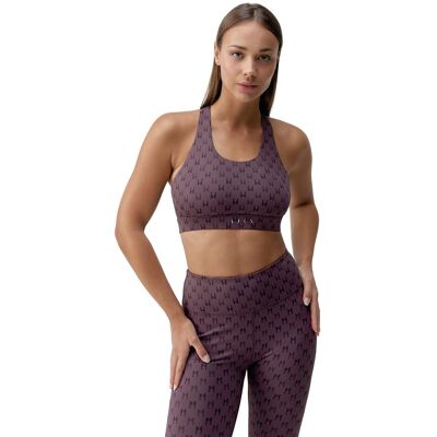 Born Top deportivo de mujer Monogram Living Yoga. (S) Vino Born Top deportivo de mujer Monogram Living Yoga. (S) Vino