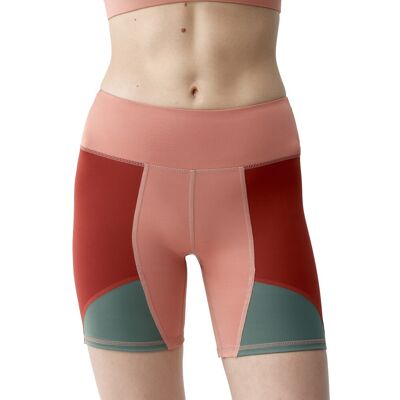 Born Pantalón corto de mujer Darana Living Yoga. (XS) Naranja mango / Naranja claro Born Pantalón corto de mujer Darana Living Yoga. (XS) Naranja mango / Naranja claro