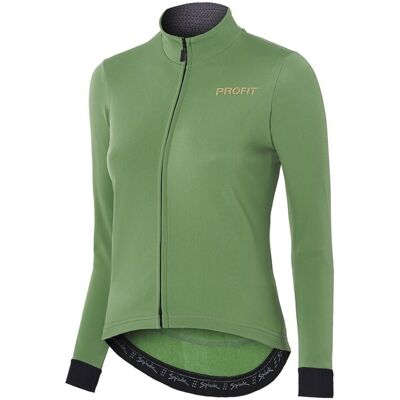 Spiuk Maillot de ciclismo mujer Profit Cold & Rain . (L) Verde Spiuk Maillot de ciclismo mujer Profit Cold & Rain . (L) Verde