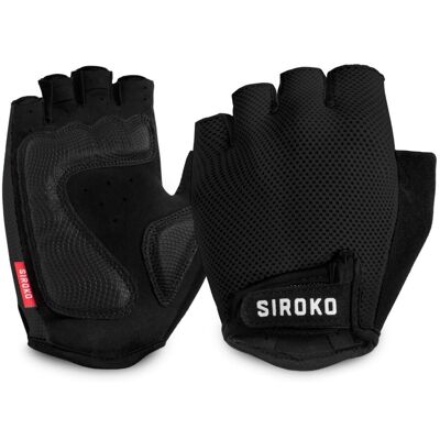 Siroko Guantes ciclismo Aero Black . (L) Negro Siroko Guantes ciclismo Aero Black . (L) Negro