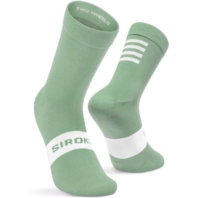 Siroko Calcetines de ciclismo S1 . (XS-S) Verde claro Siroko Calcetines de ciclismo S1 . (XS-S) Verde claro