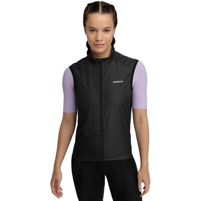 Siroko Chaleco cortavientos ciclismo mujer V1-W . (XXL) Negro Siroko Chaleco cortavientos ciclismo mujer V1-W . (XXL) Negro