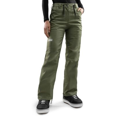 Siroko Pantalón de nieve hardshell mujer P2-W . (XS) Verde Siroko Pantalón de nieve hardshell mujer P2-W . (XS) Verde