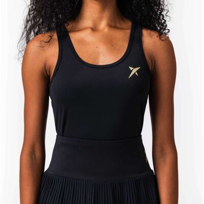 Drop shot Camiseta de pádel mujer Noor . (XXS) Negro Drop shot Camiseta de pádel mujer Noor . (XXS) Negro