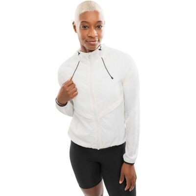 Siroko Chaqueta cortavientos running mujer Alia . (L) Blanco Siroko Chaqueta cortavientos running mujer Alia . (L) Blanco