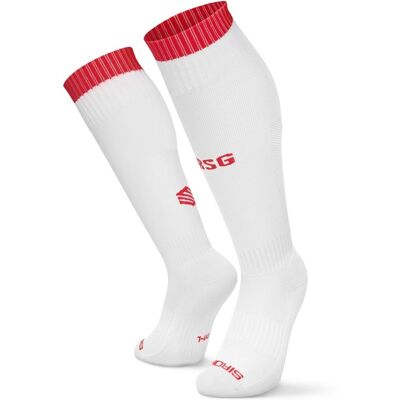 Siroko Medias fútbol equipación oficial del Real Sporting de Gijón Adulto RSG Socks U . (M-L) Blanco Siroko Medias fútbol equipación oficial del Real Sporting de Gijón Adulto RSG Socks U . (M-L) Blanco