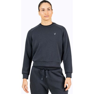 Velites Sudadera de entrenamiento sin capucha HOLO para mujer . (XS) Negro Velites Sudadera de entrenamiento sin capucha HOLO para mujer . (XS) Negro