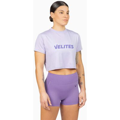 Velites Camiseta Crop Perfect Fit Cross Training mujer . (XS) Violeta Velites Camiseta Crop Perfect Fit Cross Training mujer . (XS) Violeta