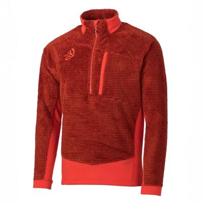 Ternua Camiseta de hombre Lofter 1-2 Zip M . (XXL) Rojo Ternua Camiseta de hombre Lofter 1-2 Zip M . (XXL) Rojo