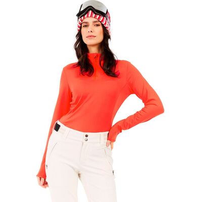 Protest Forro polar de esquí de mujer Refabriz 1-4 zip . (L) Rojo Protest Forro polar de esquí de mujer Refabriz 1-4 zip . (L) Rojo