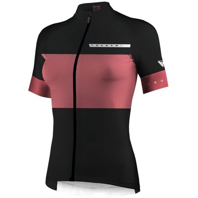 Tsunami Maillot ciclismo de mujer La Madeleine . (XS) Negro Tsunami Maillot ciclismo de mujer La Madeleine . (XS) Negro
