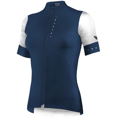 Tsunami Maillot ciclismo de mujer Télégraphe . (XS) Azul marino Tsunami Maillot ciclismo de mujer Télégraphe . (XS) Azul marino