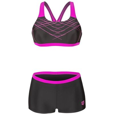 Arena Bikini de natación de mujer Proposal . (L) Negro / Rosa Arena Bikini de natación de mujer Proposal . (L) Negro / Rosa