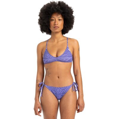 Quiksilver Braga de bikini de mujer Clickity Clack . (S) Morado Quiksilver Braga de bikini de mujer Clickity Clack . (S) Morado