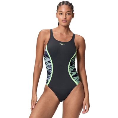 Speedo Bañador de natación para mujer Hyperboom Splice Muscleback One Piece . Verde Speedo Bañador de natación para mujer Hyperboom Splice Muscleback One Piece . Verde