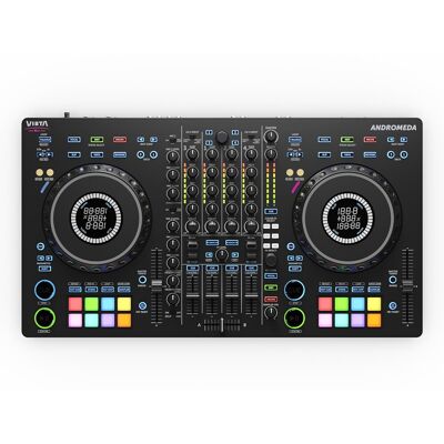 Vieta Controladora DJ Andromeda 4 canales. Negro Vieta Controladora DJ Andromeda 4 canales. Negro