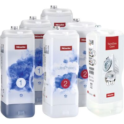 Miele UltraPhase 1 y 2 -Set 5x UltraPhase + TwinDos Care. Miele UltraPhase 1 y 2 -Set 5x UltraPhase + TwinDos Care.