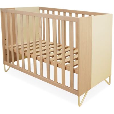 Micuna Cuna con opción colecho (120x60) Amaia. (81.5 X 64.1 X 120.6 Cm) Natural niño Micuna Cuna con opción colecho (120x60) Amaia. (81.5 X 64.1 X 120.6 Cm) Natural niño