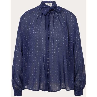 Forte Forte Camisa bohemia estampada. (M) Azul Forte Forte Camisa bohemia estampada. (M) Azul