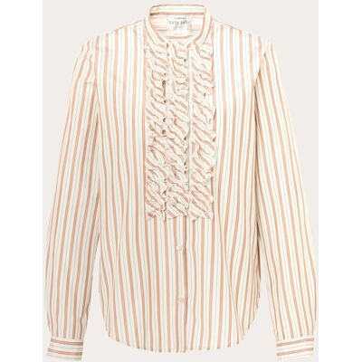 Forte Forte Camisa de tafetán de rayas. (L) Rosa Forte Forte Camisa de tafetán de rayas. (L) Rosa