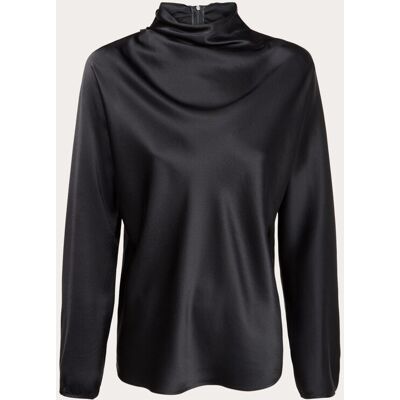 Forte Forte Camisa de seda. (L) Negro Forte Forte Camisa de seda. (L) Negro