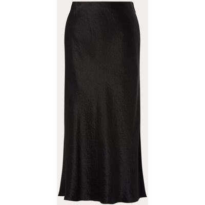 Vince Falda slip satinada con abertura lateral Negro. (M) Negro Vince Falda slip satinada con abertura lateral Negro. (M) Negro