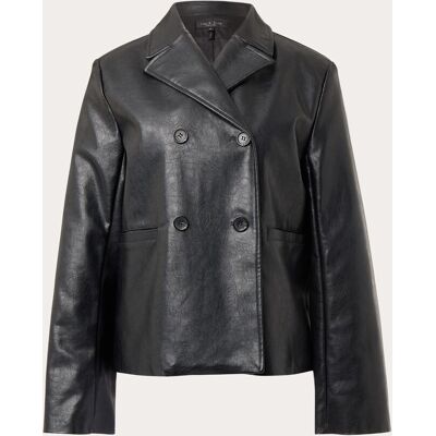 Rag & Bone Rag & Bone - Abrigo Finley efecto piel negro. (XL) Negro Rag & Bone Rag & Bone - Abrigo Finley efecto piel negro. (XL) Negro