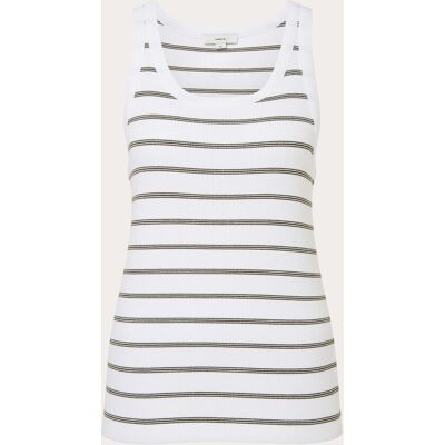 Vince Top de tirantes a rayas con cuello scoop Verde herb combinado. (S) Verde Vince Top de tirantes a rayas con cuello scoop Verde herb combinado. (S) Verde