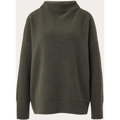 Vince Jersey de cashmere con cuello funnel Verde musgo oscuro. (S) Verde Vince Jersey de cashmere con cuello funnel Verde musgo oscuro. (S) Verde
