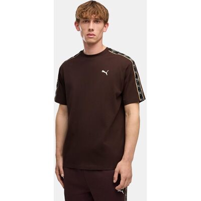 Puma Camiseta de Casual de Hombre ESS ELEVATED TAPE Relaxed Tee . Marrón Puma Camiseta de Casual de Hombre ESS ELEVATED TAPE Relaxed Tee . Marrón