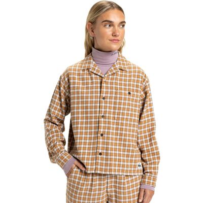 Quiksilver Camisa de mujer Penarek . (S) Marrón Quiksilver Camisa de mujer Penarek . (S) Marrón