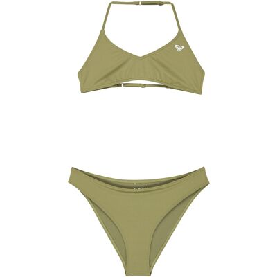 Roxy Bikini bralette de niños Solid Active . (16 años) Verde Oliva Roxy Bikini bralette de niños Solid Active . (16 años) Verde Oliva