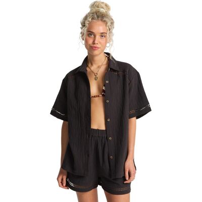 Billabong Camisa de mujer Summers End . (XS) Negro Billabong Camisa de mujer Summers End . (XS) Negro