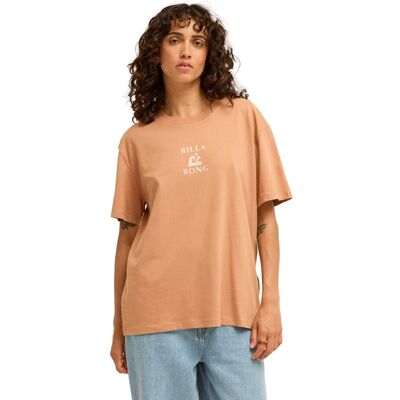 Billabong Camiseta de mujer Surfing In Town . (L) Rojo Billabong Camiseta de mujer Surfing In Town . (L) Rojo