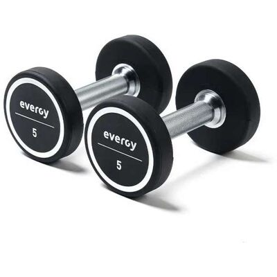 Evergy - EV_MAF0404B040400N - 5 kg - Elite PU - Dumbbell Evergy - EV_MAF0404B040400N - 5 kg - Elite PU - Dumbbell