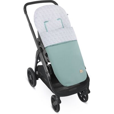 PAZ Rodríguez Saco para silla tamaño universal colección Carlina. Verde Valle PAZ Rodríguez Saco para silla tamaño universal colección Carlina. Verde Valle