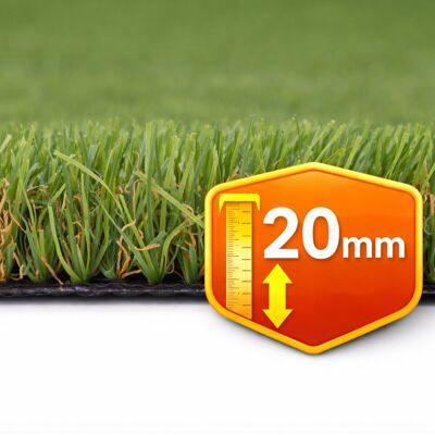 Tesar Césped artificial Cuzco 20mm rollo 2x20m, 11.500 Dtex, peso total2.164g-m².. (2 x 20 m) Verde Tesar Césped artificial Cuzco 20mm rollo 2x20m, 11.500 Dtex, peso total2.164g-m².. (2 x 20 m) Verde