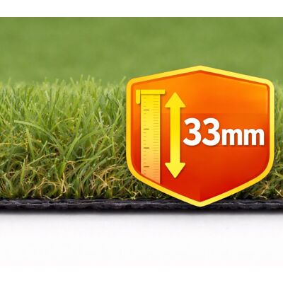 Tesar Césped artificial Cuba 33mm rollo 2x5m, 6.000 Dtex, peso total 2.145g-m².. (2 x 5 m) Verde Tesar Césped artificial Cuba 33mm rollo 2x5m, 6.000 Dtex, peso total 2.145g-m².. (2 x 5 m) Verde