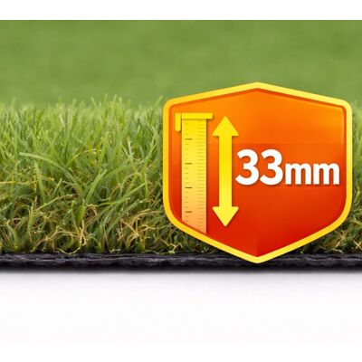Tesar Césped artificial Cuba 33mm rollo 1x20m, 6.000 Dtex, peso total 2.145g-m².. (1 x 20 m) Verde Tesar Césped artificial Cuba 33mm rollo 1x20m, 6.000 Dtex, peso total 2.145g-m².. (1 x 20 m) Verde