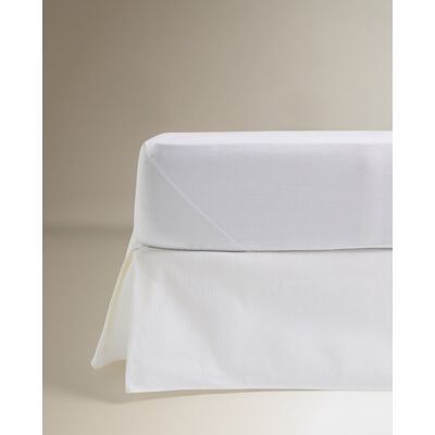 El Corte Inglés Cubrecanapé 35 cm Nido de Abeja . (Cama 105 cm) Blanco El Corte Inglés Cubrecanapé 35 cm Nido de Abeja . (Cama 105 cm) Blanco