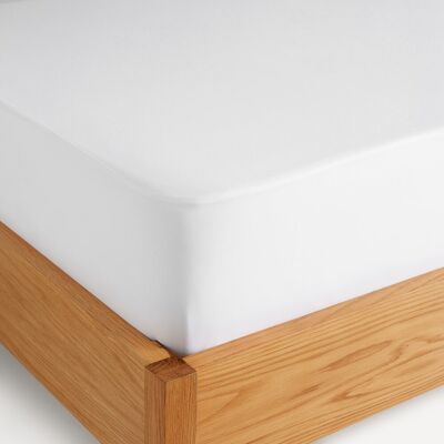 El Corte Inglés Protector de colchón platabanda 35cm Bambú Suave Impermeable . (Cama 90 x 190/200 cm) Blanco El Corte Inglés Protector de colchón platabanda 35cm Bambú Suave Impermeable . (Cama 90 x 190/200 cm) Blanco