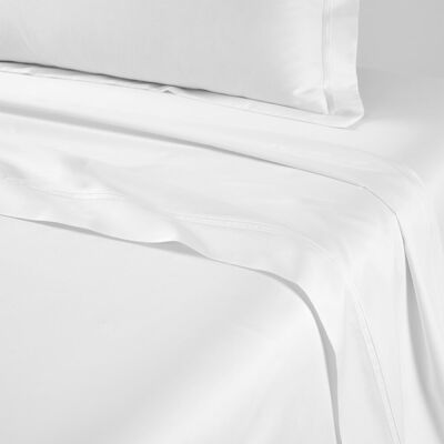 Yves Delorme - Triomphe - Tamaño Doble - Blanco - Flat Sheet Yves Delorme - Triomphe - Tamaño Doble - Blanco - Flat Sheet