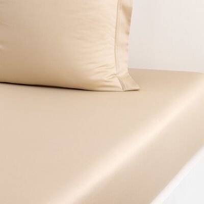 Yves Delorme Sábana bajera algodón Triomphe . (Cama 180 cm) Arena Yves Delorme Sábana bajera algodón Triomphe . (Cama 180 cm) Arena