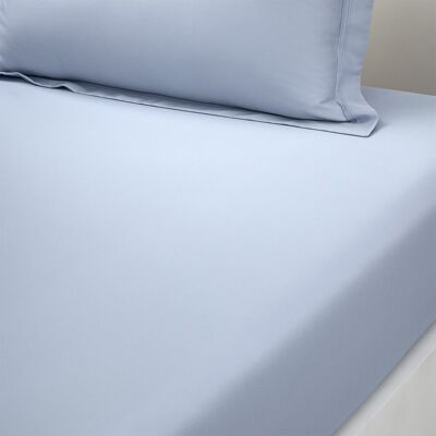 Yves Delorme Sábana bajera algodón Triomphe . (Cama 180 cm) Celeste Yves Delorme Sábana bajera algodón Triomphe . (Cama 180 cm) Celeste