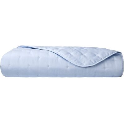 Yves Delorme Edredón algodón Triomphe . (Cama 150 cm) Celeste Yves Delorme Edredón algodón Triomphe . (Cama 150 cm) Celeste