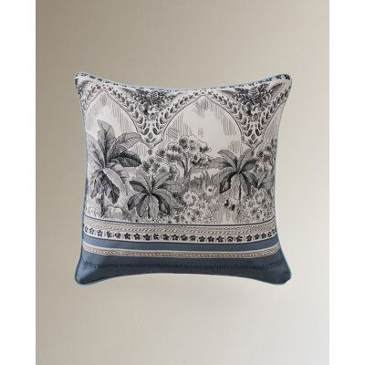 Bassetti Funda de cojín algodón Boboli . (40 x 40 cm) Azul Bassetti Funda de cojín algodón Boboli . (40 x 40 cm) Azul