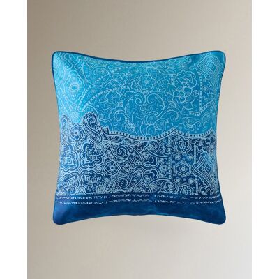 Bassetti Funda de cojín algodón Dolceacqua . (40 x 40 cm) Azul Bassetti Funda de cojín algodón Dolceacqua . (40 x 40 cm) Azul